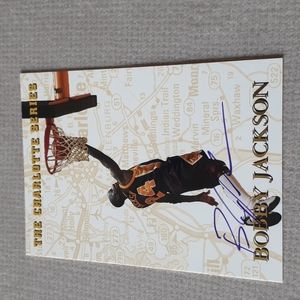 NBA Bobby Jackson Rookie Autograph Sacramento Kings